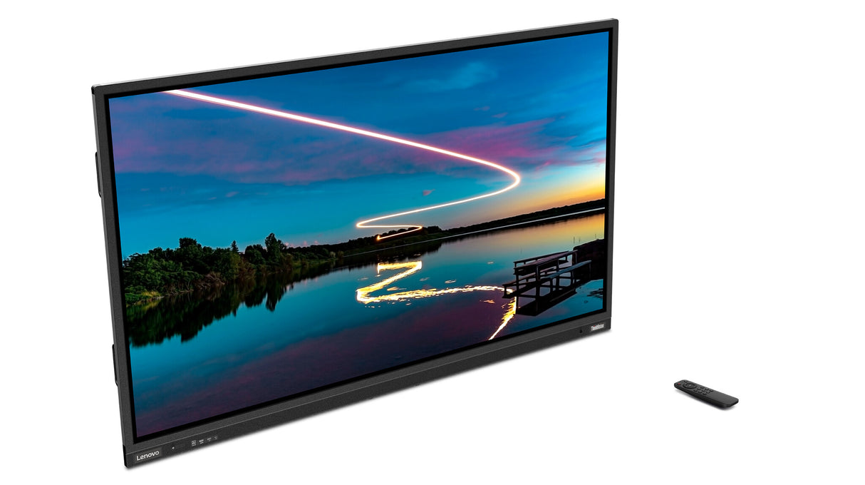 Lenovo ThinkVision T86 computer monitor 2.18 m (86") 3840 x 2160 pixels 4K Ultra HD LED Touchscreen Black