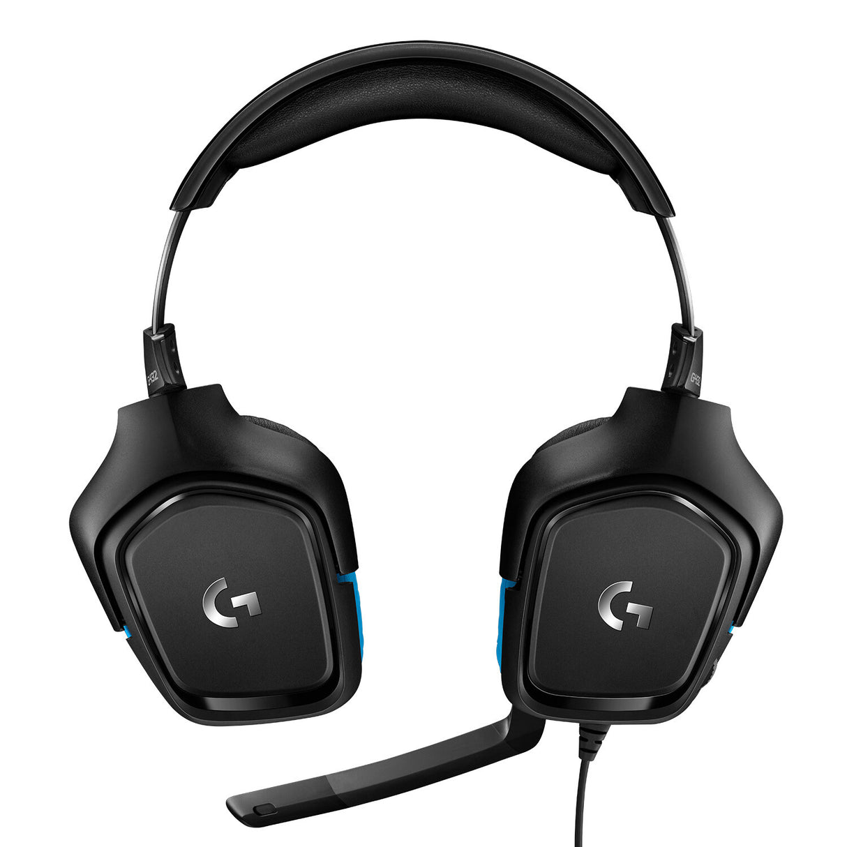 Logitech G G432 Headset Ledningsført Spil Sort, Blå