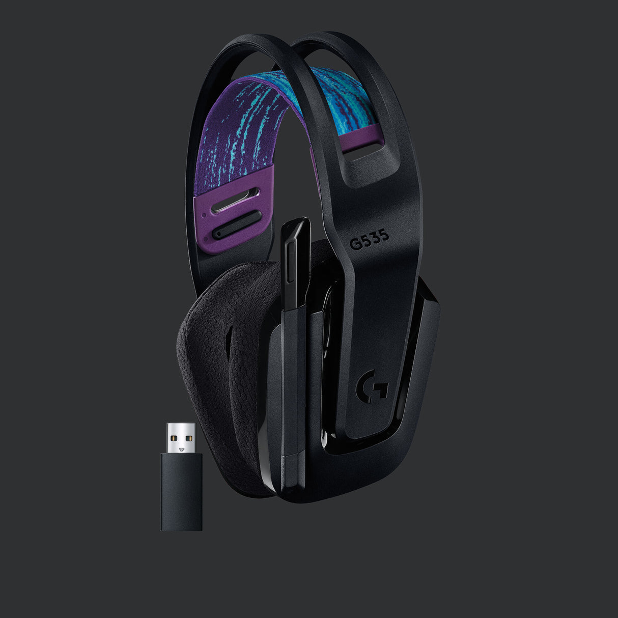 Logitech G G535 Headset Trådløs Spil Sort