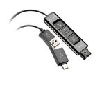 Poly DA85 USB to QD Black Adapter TAA