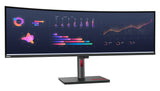 Lenovo ThinkVision P49w-30 LED display 124.5 cm (49") 5120 x 1440 pixels DQHD Black