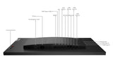 Lenovo ThinkVision P27h-30 LED display 68.6 cm (27") 2560 x 1440 pixels Quad HD LCD Black