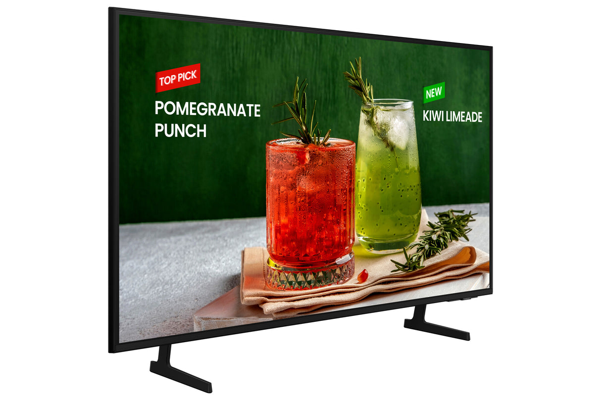 Samsung BE75D-H Digital signage flat panel 190.5 cm (75") LED Wi-Fi 4K Ultra HD Black Tizen 16/7