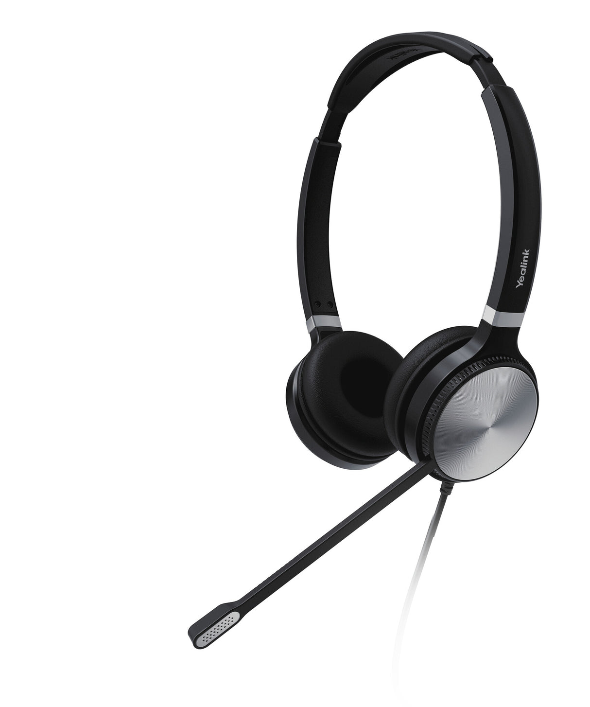 Yealink UH36 Dual Teams USB-C Headset Wired Head-band Office/Call center USB Type-C Black, Silver