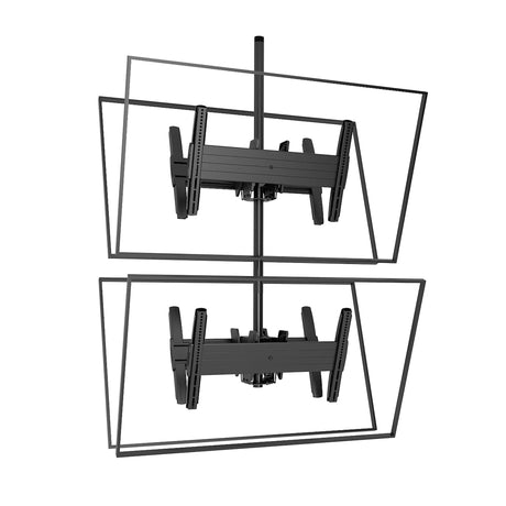 Chief Fusion® Large Back-to-Back Stacked Ceiling Mounts