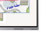 Samsung WE65FX interactive whiteboard 165.1 cm (65") 3840 x 2160 pixels Touchscreen Grey HDMI
