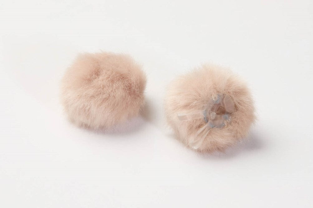 DPA Microphones AIR1 Fur Windscreen, Beige, Large, 2 pcs