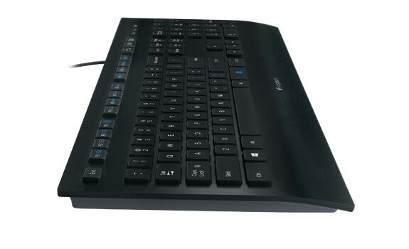 Logitech K280E Pro f/ Business tastatur Kontor USB QWERTY Nordisk Sort