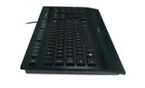 Logitech K280E Pro f/ Business tastatur Kontor USB QWERTY Nordisk Sort