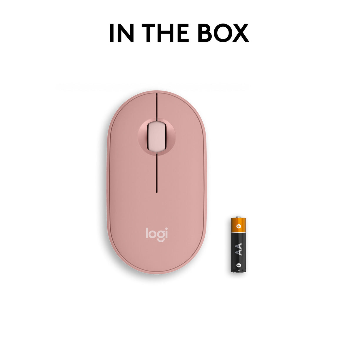 Logitech 910-007014 mouse Travel Ambidextrous RF Wireless + Bluetooth Optical 4000 DPI