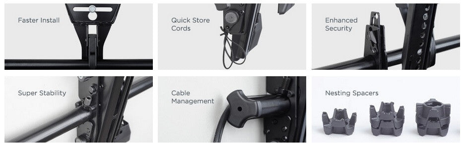 Chief MTM1U TV mount/stand 139.7 cm (55") Black