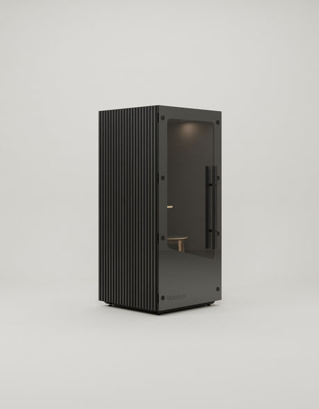 Mutebox One Sort dør / Black Oak