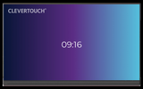 Clevertouch 120”, 1.38mm CleverWall LED Bundle, inc wall frame mount