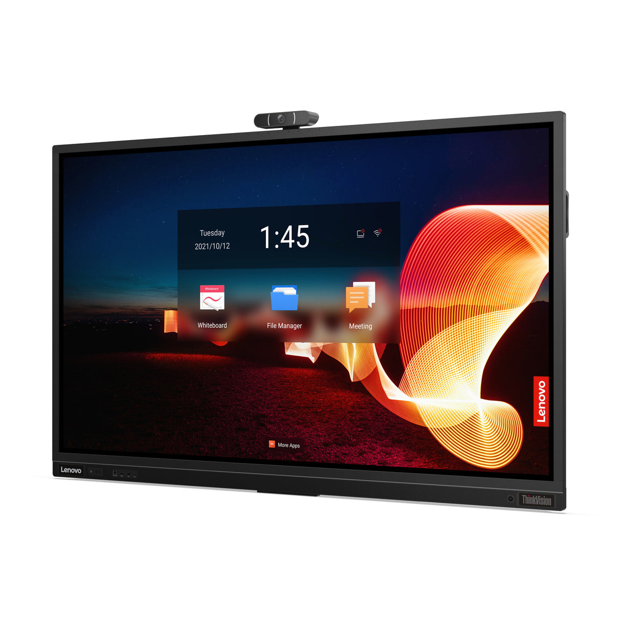 Lenovo ThinkVision T75 computer monitor 190.5 cm (75") 3840 x 2160 pixels 4K Ultra HD LED Touchscreen Black