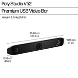 Poly Studio V52 USB Video Bar