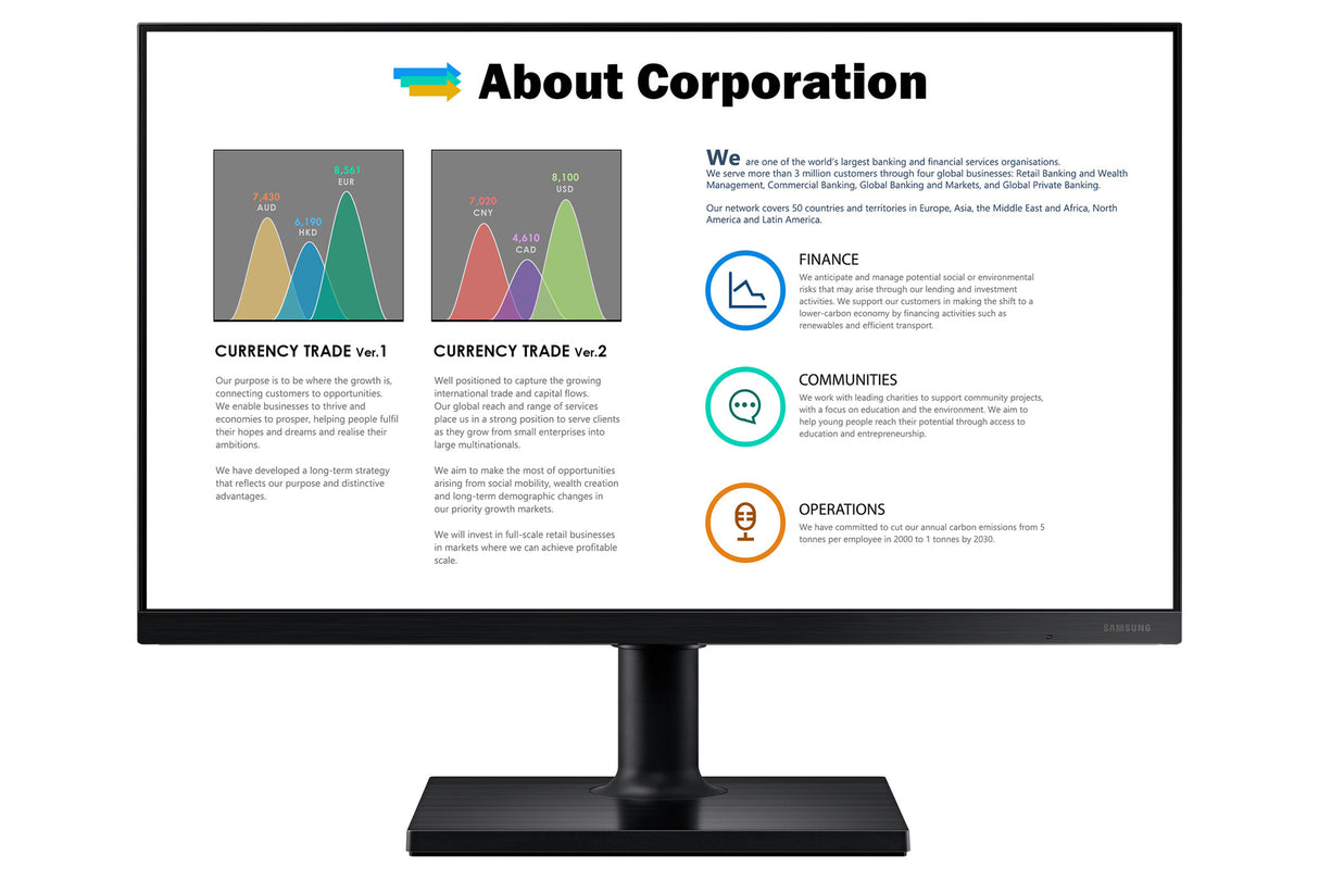 Samsung T45F computer monitor 68.6 cm (27") 1920 x 1080 pixels Full HD LED Black
