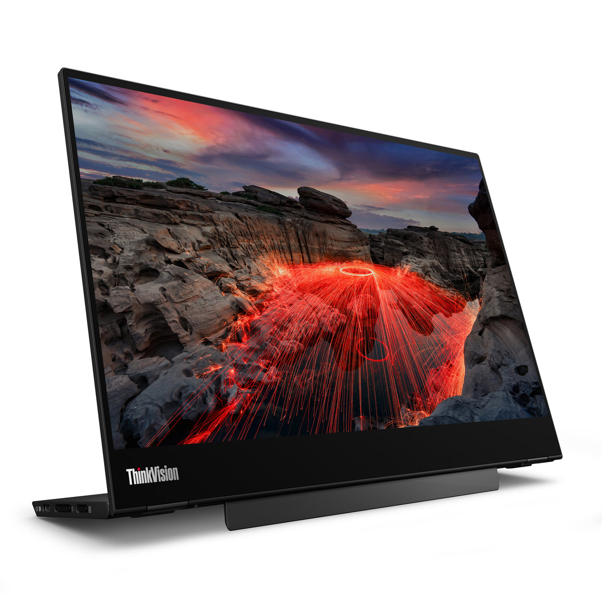 Lenovo ThinkVision M14t Gen 2 LED display 35.6 cm (14") 2240 x 1400 pixels 2.2K Touchscreen Black