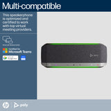 Poly Sync 40+ Microsoft Teams Certified USB-A USB-C Speakerphone +BT700 USB-A Adapter