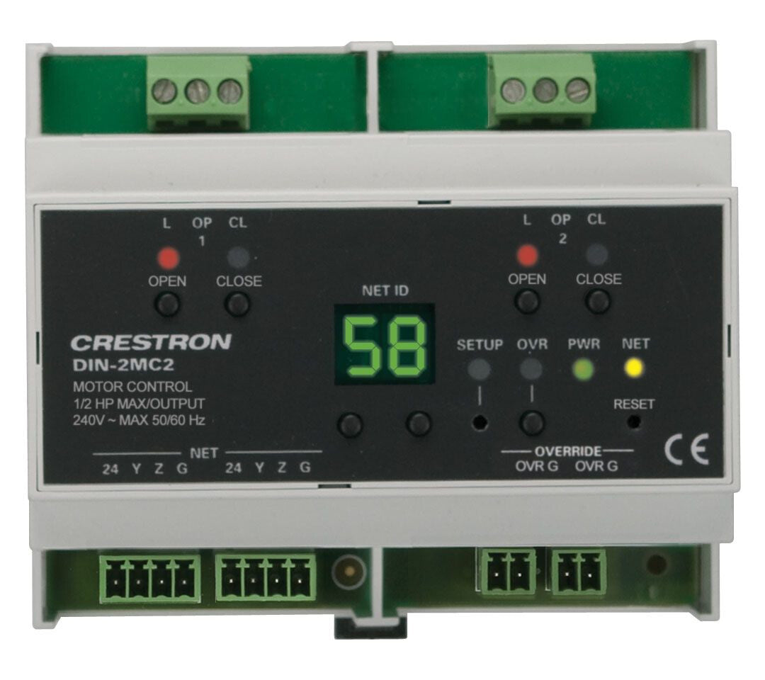 Crestron DIN-2MC2 programmerbar logic controller (PLC) modul
