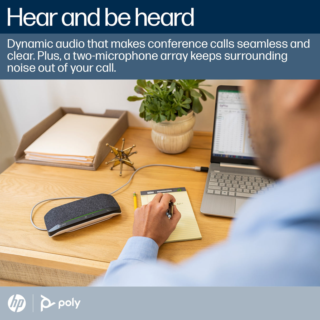 Poly Sync 10 Speakerphone +USB-A to USB-C Cable