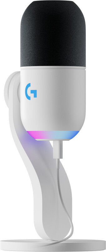 Logitech G Yeti GX Sort, Hvid Bordmikrofon