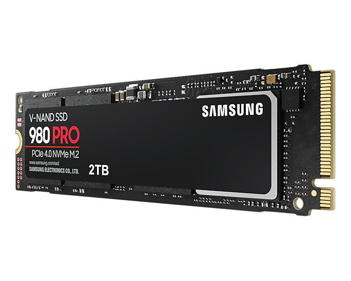 Samsung 2TB, M.2, NVMe, PCIe Gen 4.0 x4, V-NAND 3-bit MLC, TRIM, S.M.A.R.T, AES 256-bit, 80.15 x 22.15 x 2.38 mm