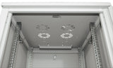 Intellinet 19" Network Cabinet - Free Standing, 42U, 800x800mm (width x depth), Grey, Assembled, Max 1500kg, Multi-Point Door Lock, One Lock Per Side Panel, Usable Depth 123 to 573mm, IP20 rated, Rack, Steel