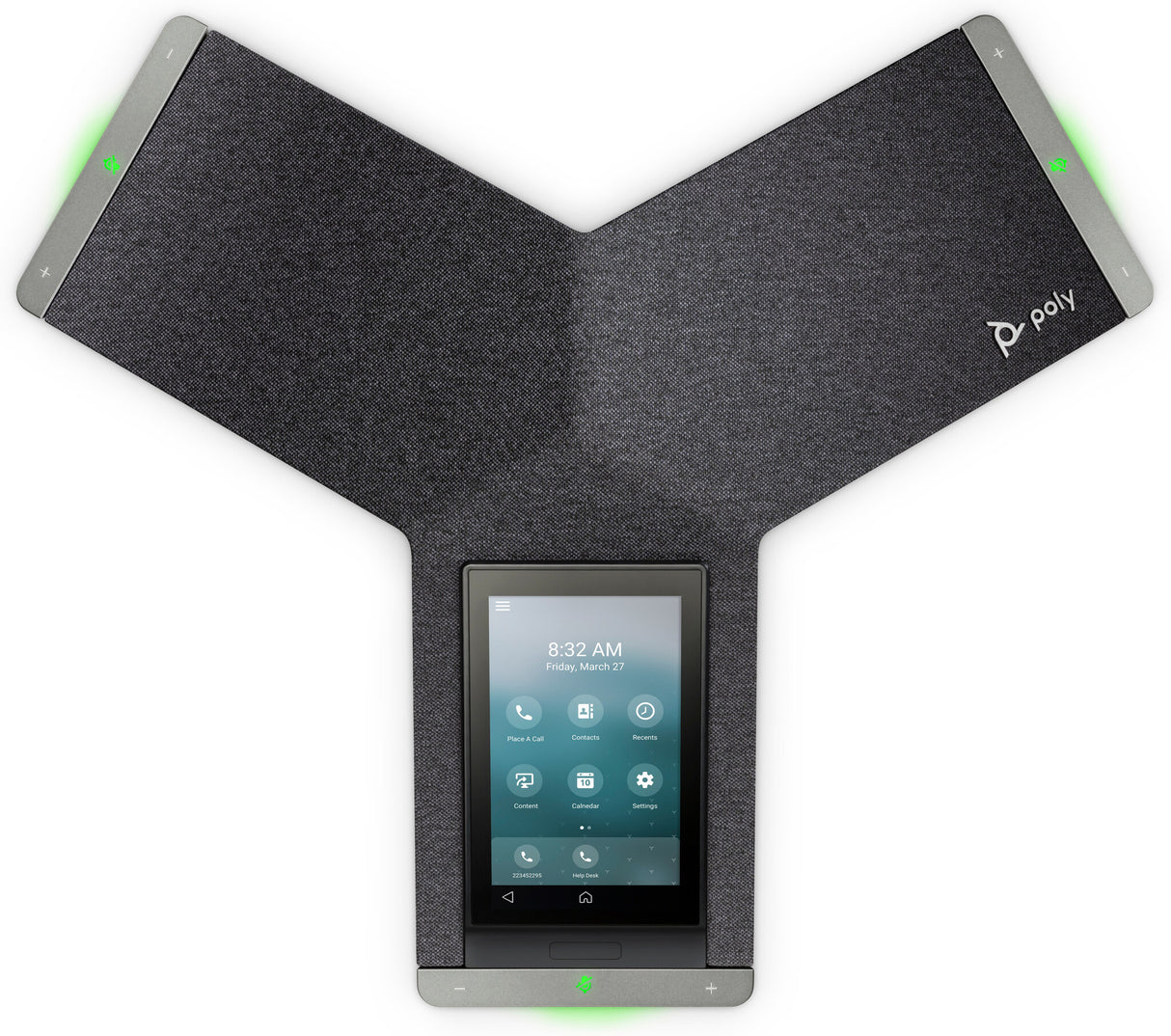 Poly Trio C60 IP Conference Phone and PoE-enabled No Radio
