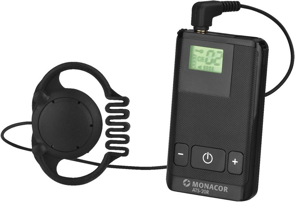 Monacor Tourguidesystem med 8 lytteenheder eller flere