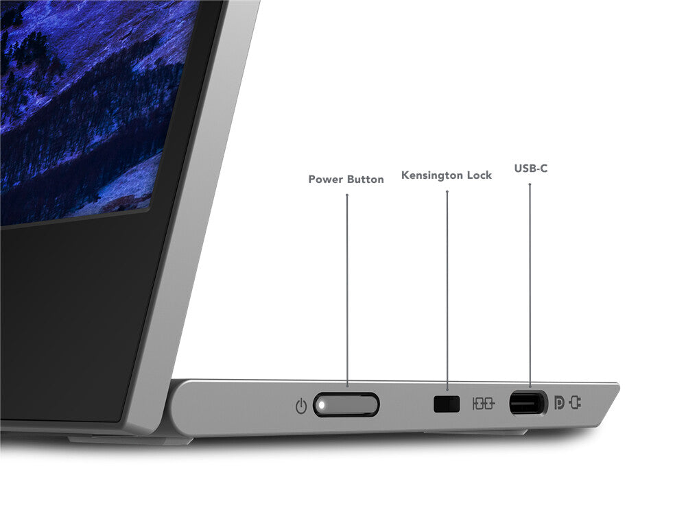 Lenovo L15 LED display 39.6 cm (15.6") 1920 x 1080 pixels Full HD Black, Grey
