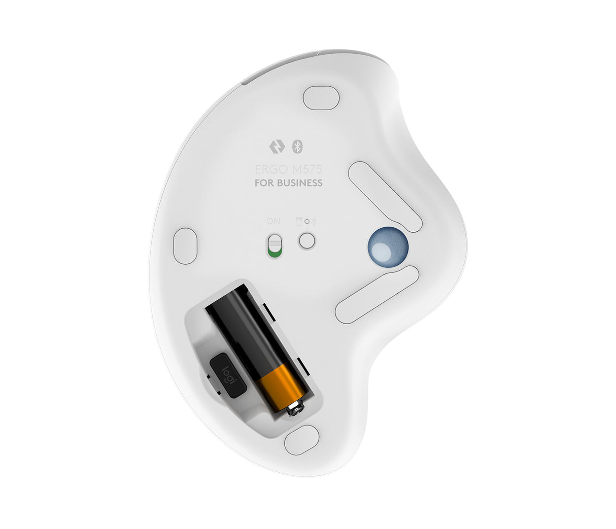Logitech 910-006438 mus Kontor Højre hånd RF trådløs + Bluetooth Trackball 2000 dpi