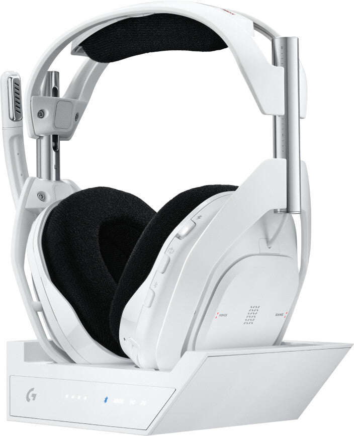Logitech G 939-002134 headphones/headset Wireless Head-band Gaming Bluetooth White