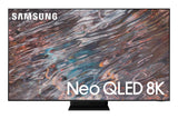 Samsung QP85A-8K Digital signage flat panel 2.16 m (85") LCD Wi-Fi 500 cd/m² 8K Ultra HD Stainless steel Built-in processor Tizen 6.0 16/7