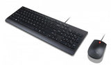 Lenovo 4X30L79908 keyboard Mouse included Universal USB QWERTY Norwegian Black