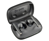 Poly Voyager Free 60 UC Carbon Black Earbuds +BT700 USB-A Adapter +Basic Charge Case