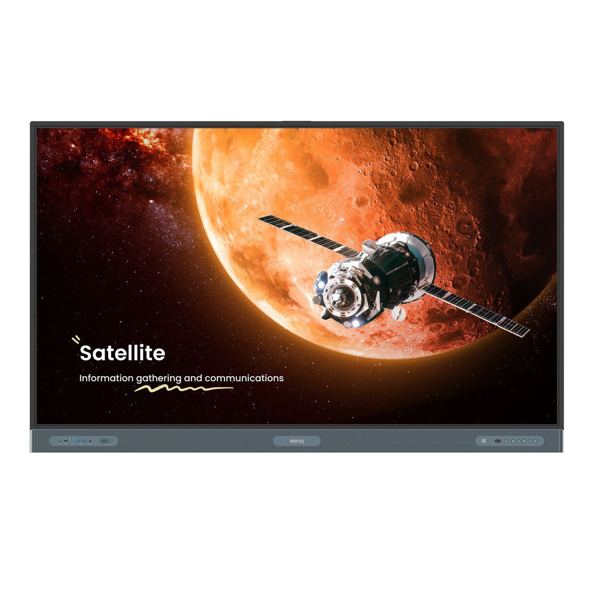 BenQ RP6504 Interaktivt whiteboard 165,1 cm (65") 3840 x 2160 pixel Berøringsskærm Sort