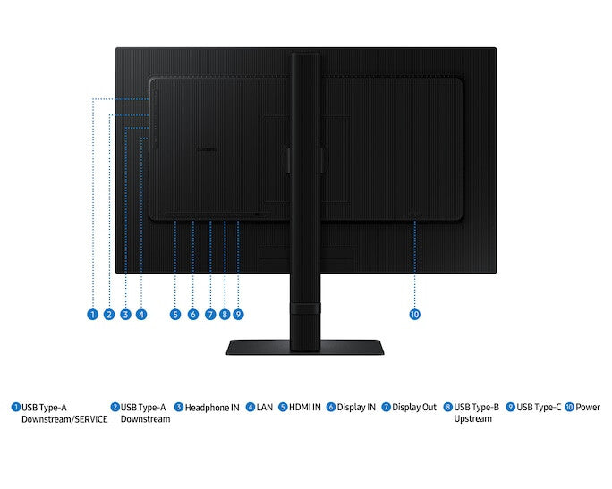 Samsung 24 S24D604 computer monitor 61 cm (24") 2560 x 1440 pixels Dual QHD Black