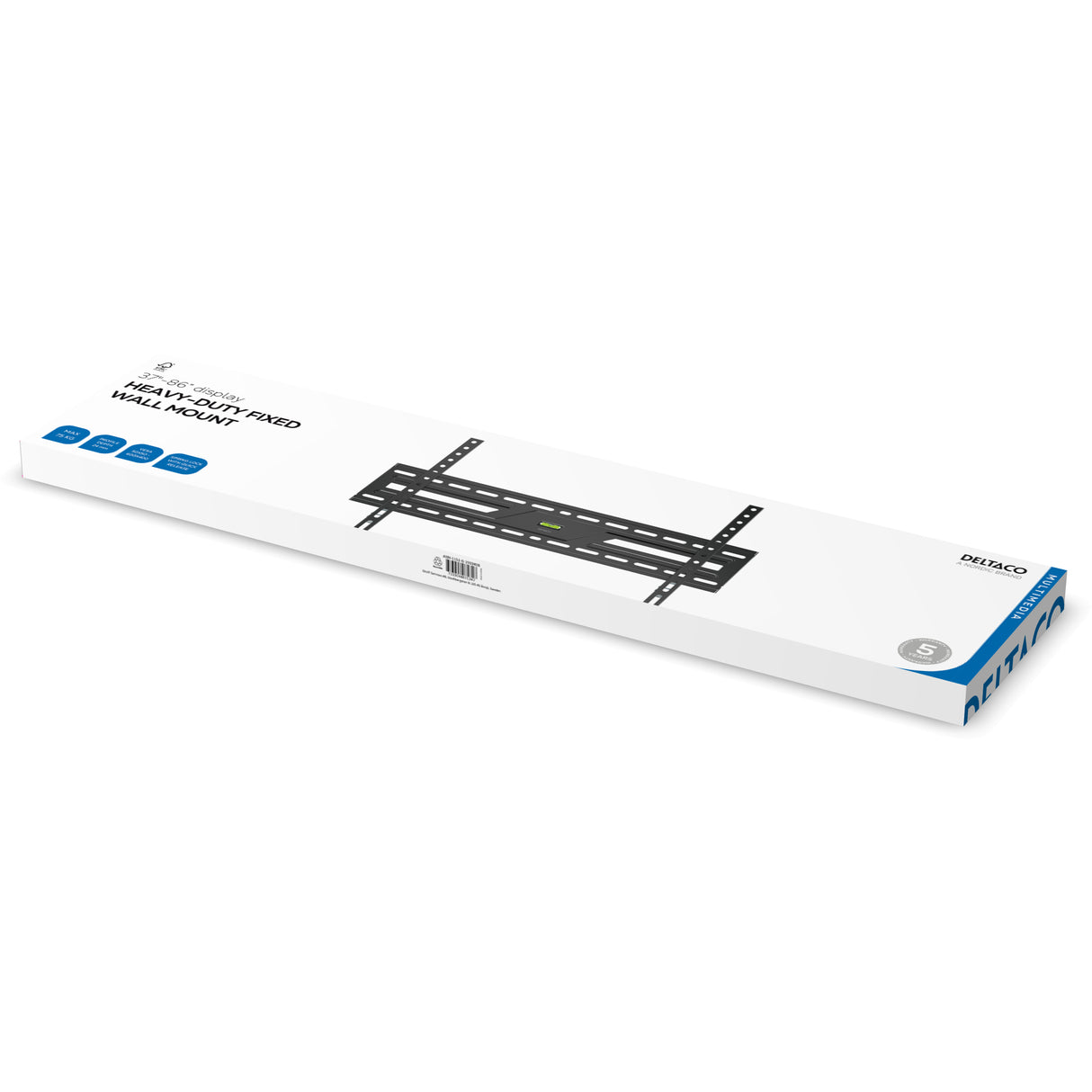 Deltaco ARM-1151-B TV mount/stand 2.18 m (86") Black