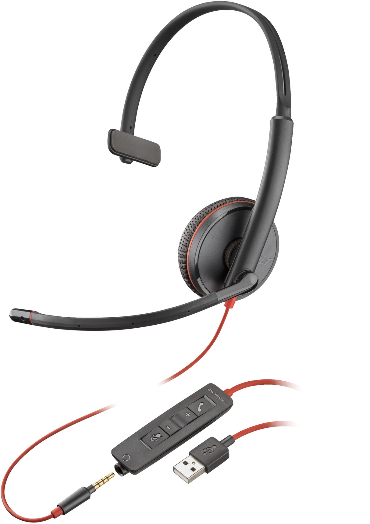POLY Blackwire 3215 USB-A-monoheadset (bulk)