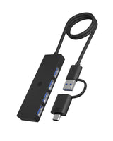 ICY BOX Usb 3.2 Gen 1 (3.1 Gen 1) Type-A + Type-C 5000 Mbit/S Black