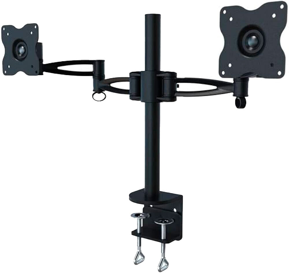 ERARD NEXTIA D-2 Tilt and Swivel Desk Mount - 2 double-segment arms - for monitors 15'' to 27''