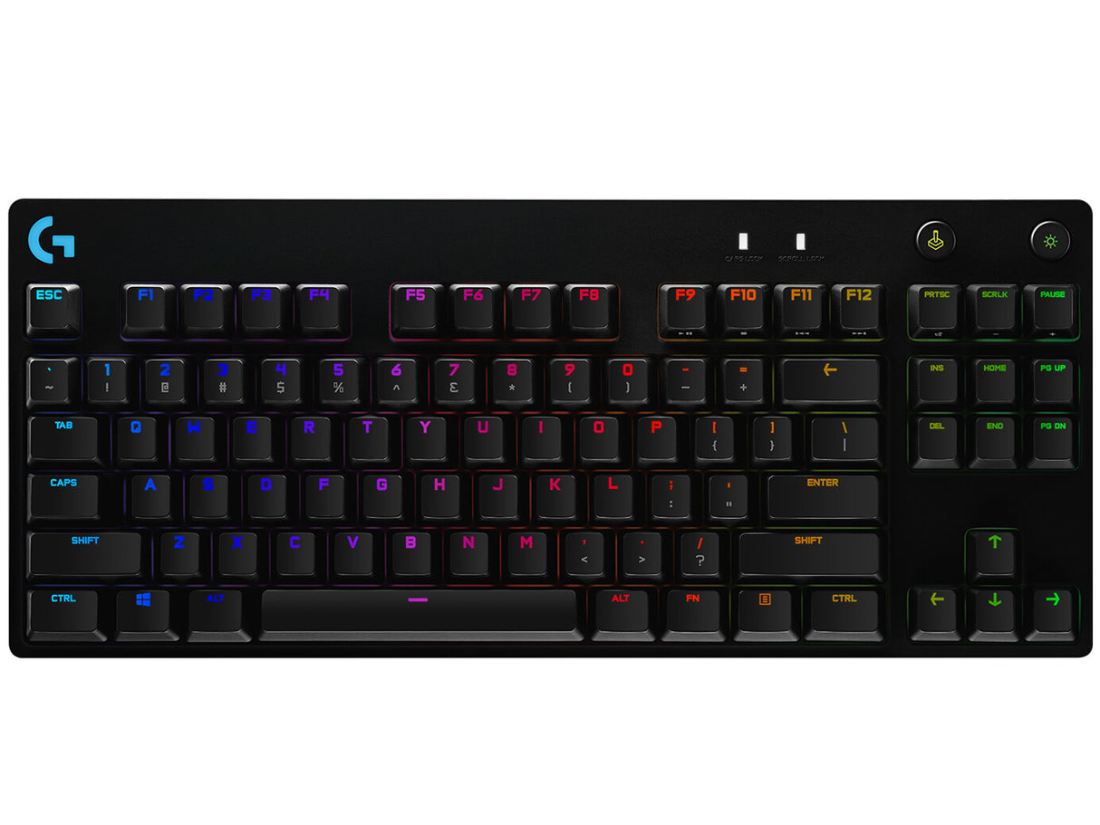 Logitech G Pro Gaming tastatur Spil USB Nordisk Sort