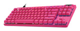 Logitech G PRO X TKL RAPID tastatur Spil USB QWERTY Dansk, Finsk, Norsk, Svensk Lyserød