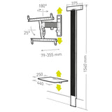 Erard EXOSTAND 600 2.16 m (85") Black, Titanium
