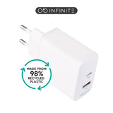 eSTUFF ES637031 mobile device charger Smartphone White AC Fast charging Indoor