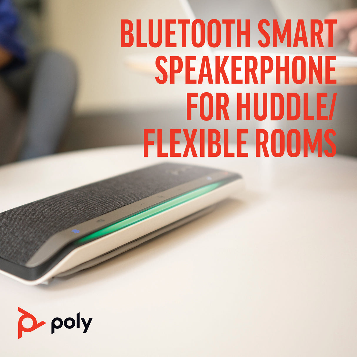 Poly Sync 40+ Microsoft Teams Certified USB-A USB-C Speakerphone +BT700 USB-A Adapter