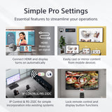 Sony FW-50EZ20L Signage Display Digital signage flat panel 127 cm (50") LED Wi-Fi 350 cd/m² 4K Ultra HD Black Android 16/7