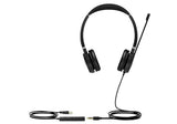 Yealink UH36 Headset Wired Head-band Calls/Music USB Type-C Black, Silver