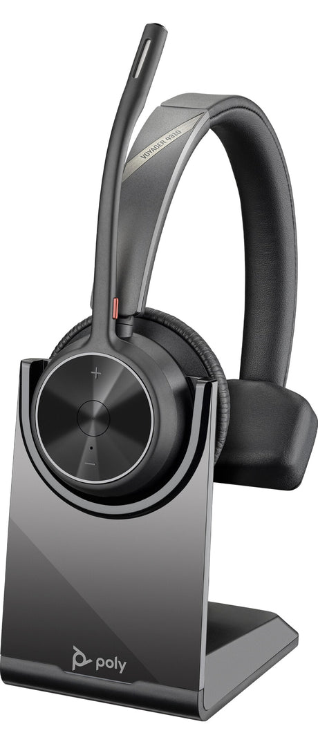 HP Poly Voyager 4310 USB-C Headset +BT700 dongle +Charging Stand