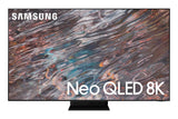 Samsung QP85A-8K Digital signage flat panel 2.16 m (85") LCD Wi-Fi 500 cd/m² 8K Ultra HD Stainless steel Built-in processor Tizen 6.0 16/7